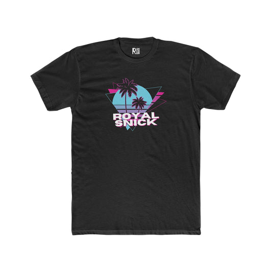 PALM TREE 'RETRO' TEE (Black)