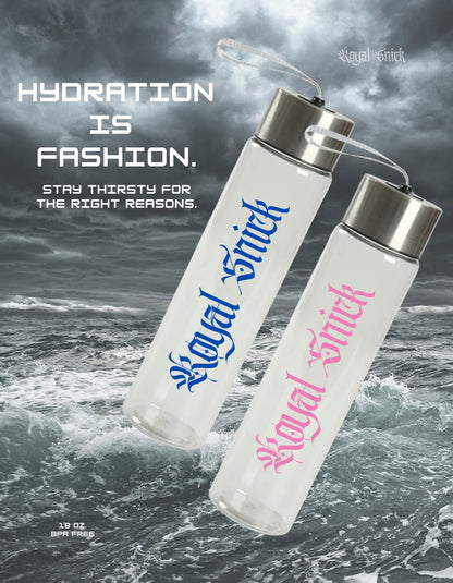 HYDRATION WATER BOTTLE 18OZ (BLUE)