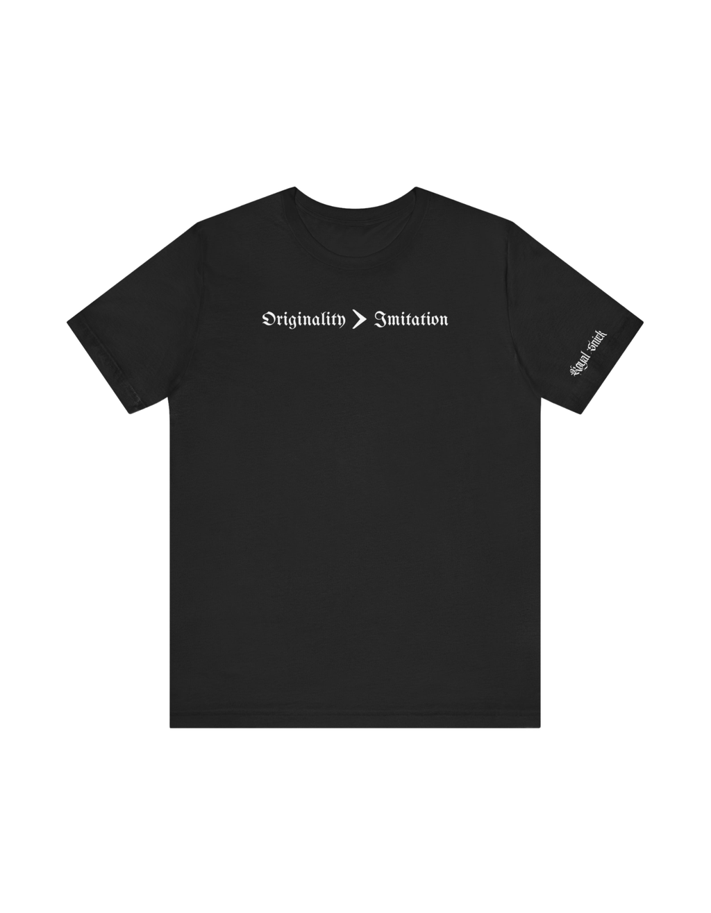 ORIGINALITY TEE - OBSIDIAN