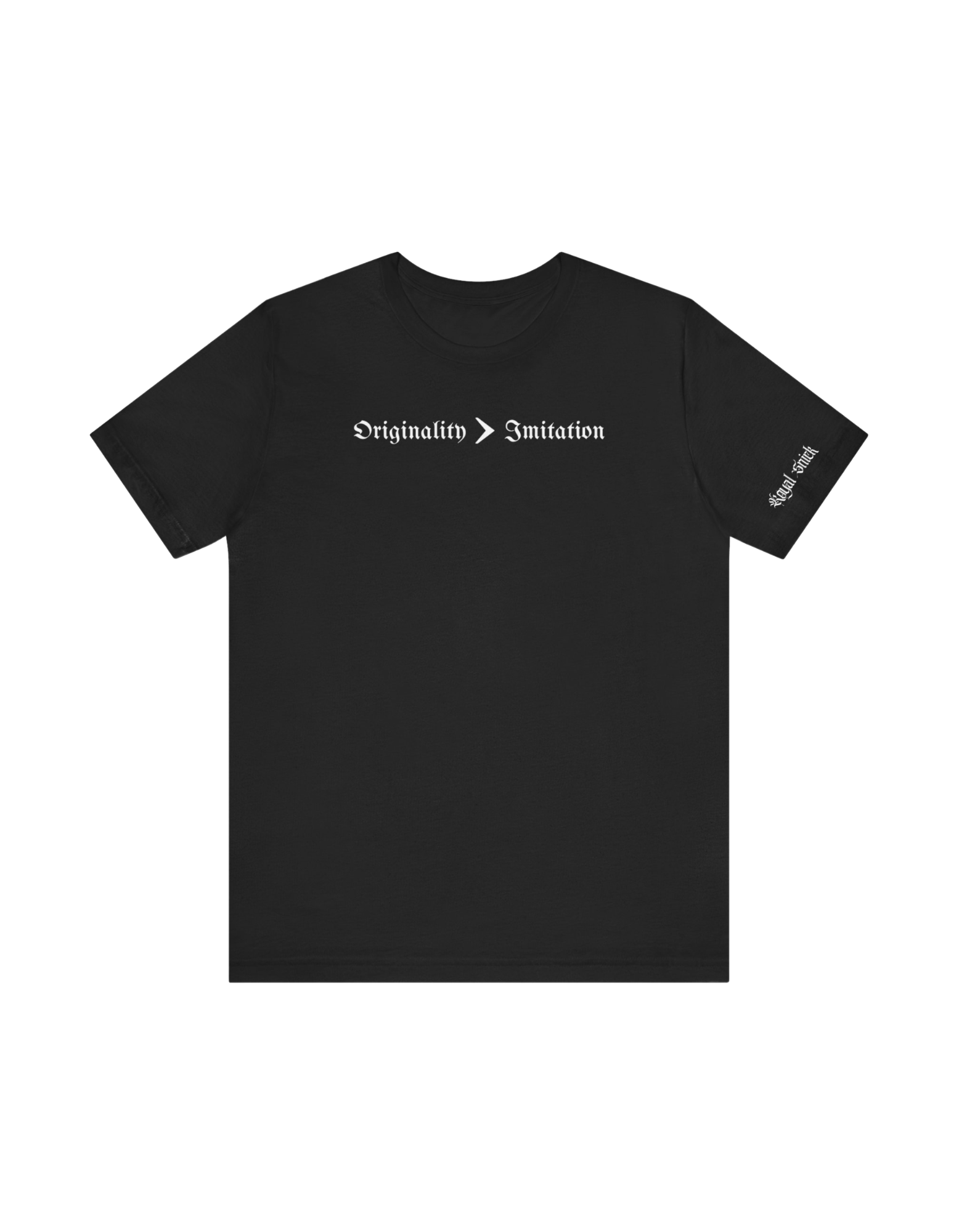 ORIGINALITY TEE - OBSIDIAN