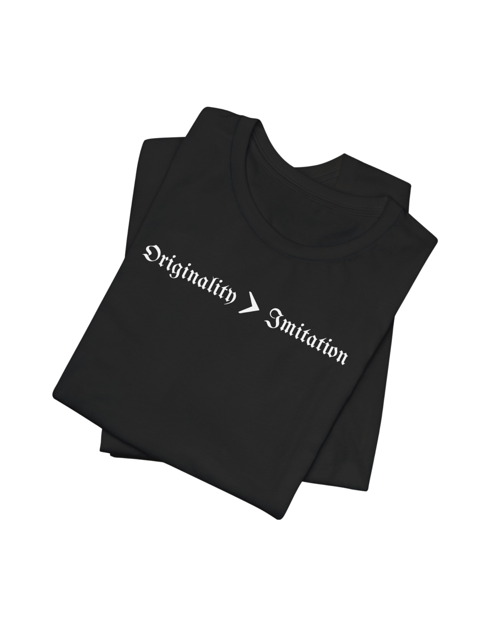 ORIGINALITY TEE - OBSIDIAN
