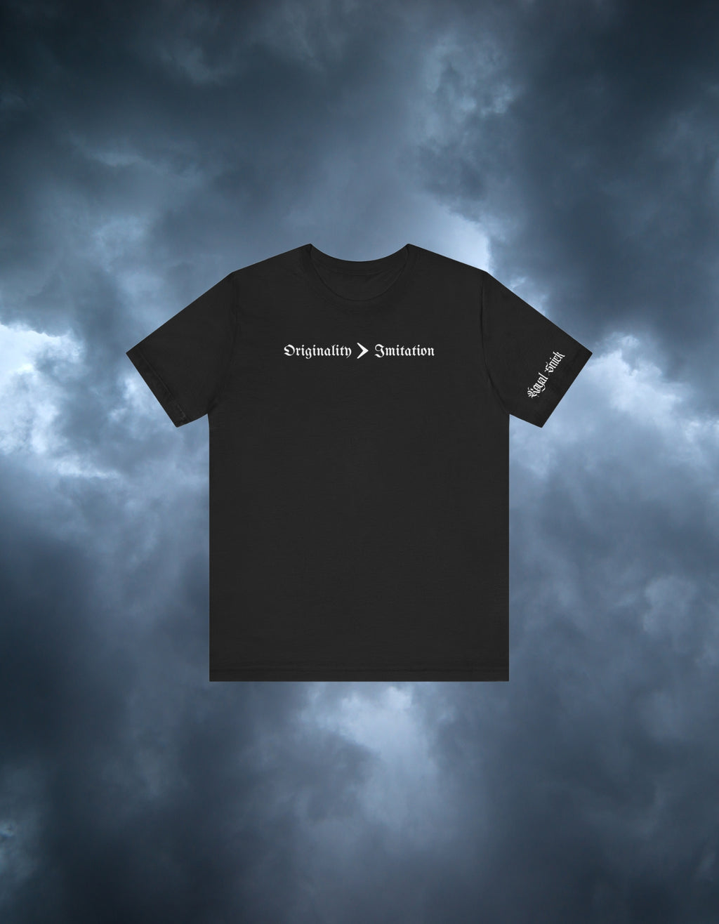 ORIGINALITY TEE - OBSIDIAN