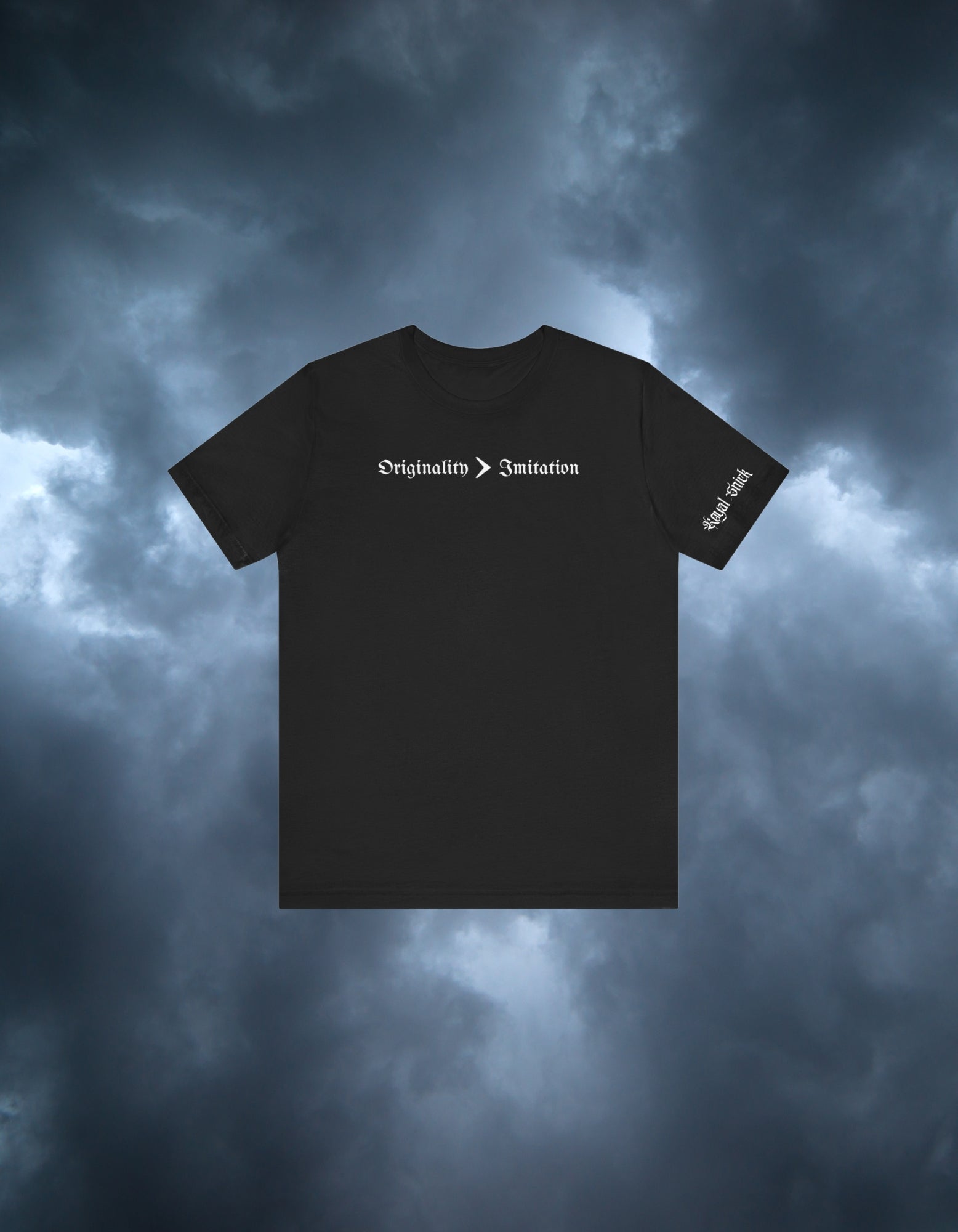 ORIGINALITY TEE - OBSIDIAN