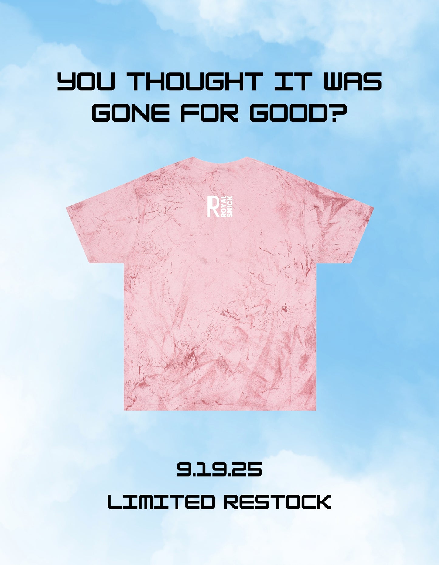 OG COLOR BLAST TEE (CLAY)